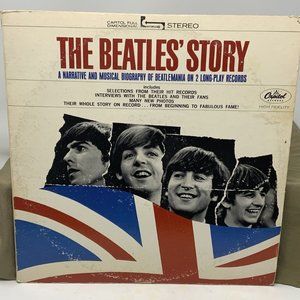 THE BEATLES "The Beatles' Story" Stereo 2LP Original 1964 Capitol STBO-2222 VG++